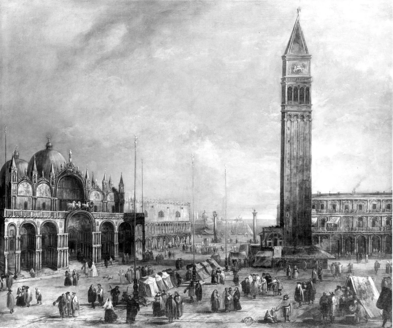 Fiera in piazza San Marco - Galleria Estense, Modena